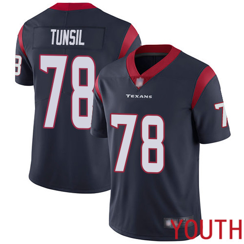 Houston Texans Limited Navy Blue Youth Laremy Tunsil Home Jersey NFL Football 78 Vapor Untouchable